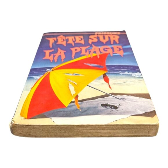 FRISSONS Fête Sur La Plage #12 Héritage 1991 Roman Horreur Collection VTG - Picture 7 of 7